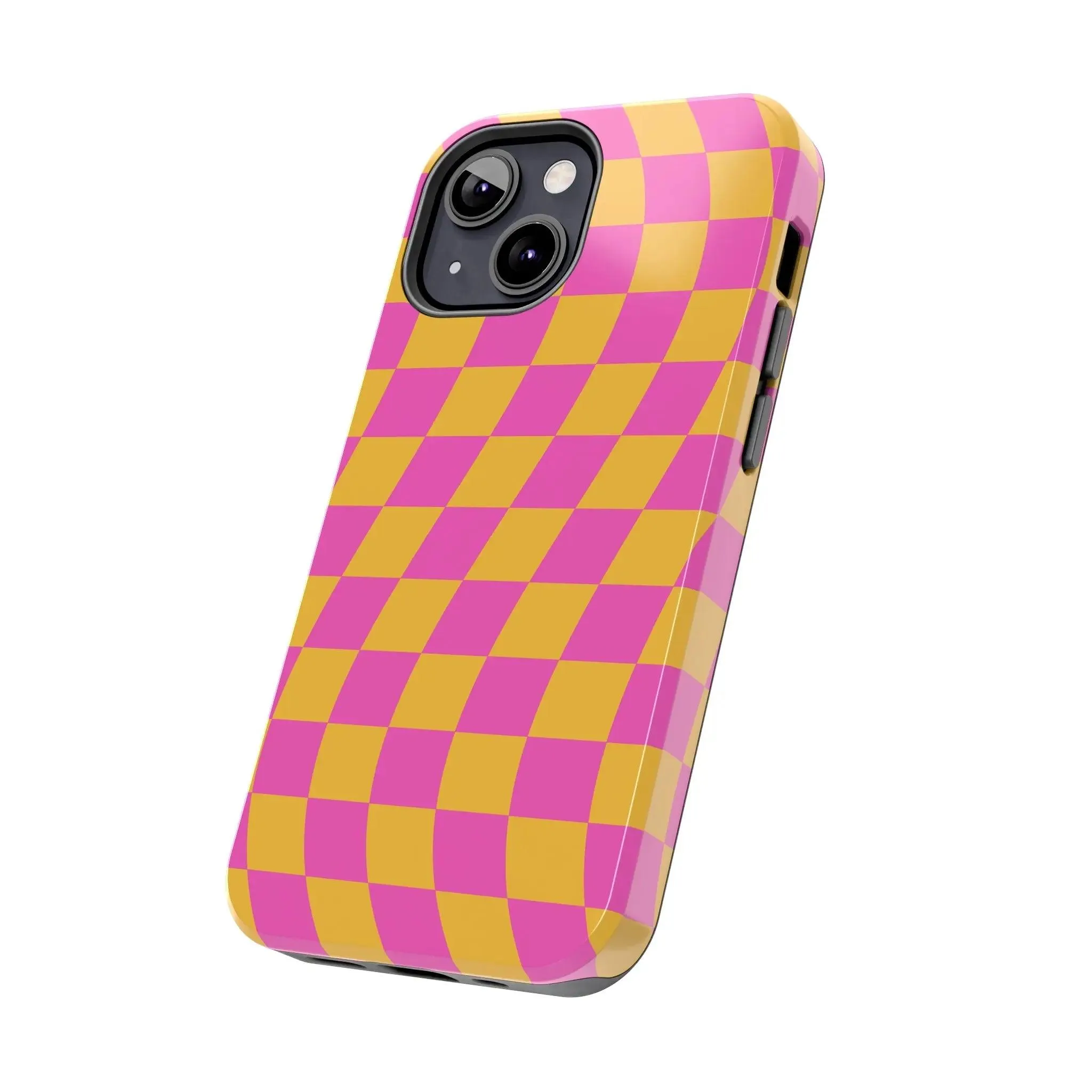 Summer Vibe Check | Pink Checkered Case