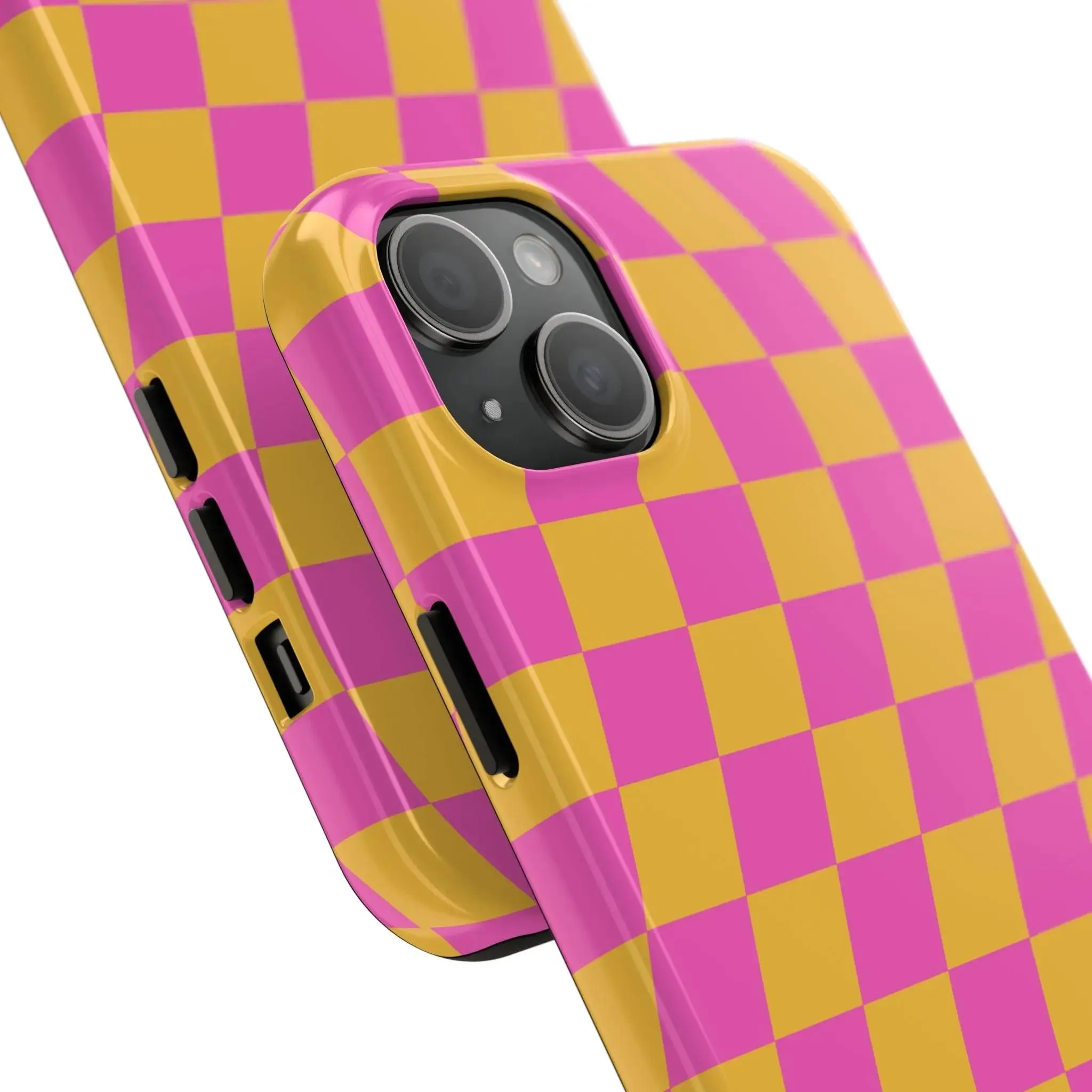 Summer Vibe Check | Pink Checkered Case