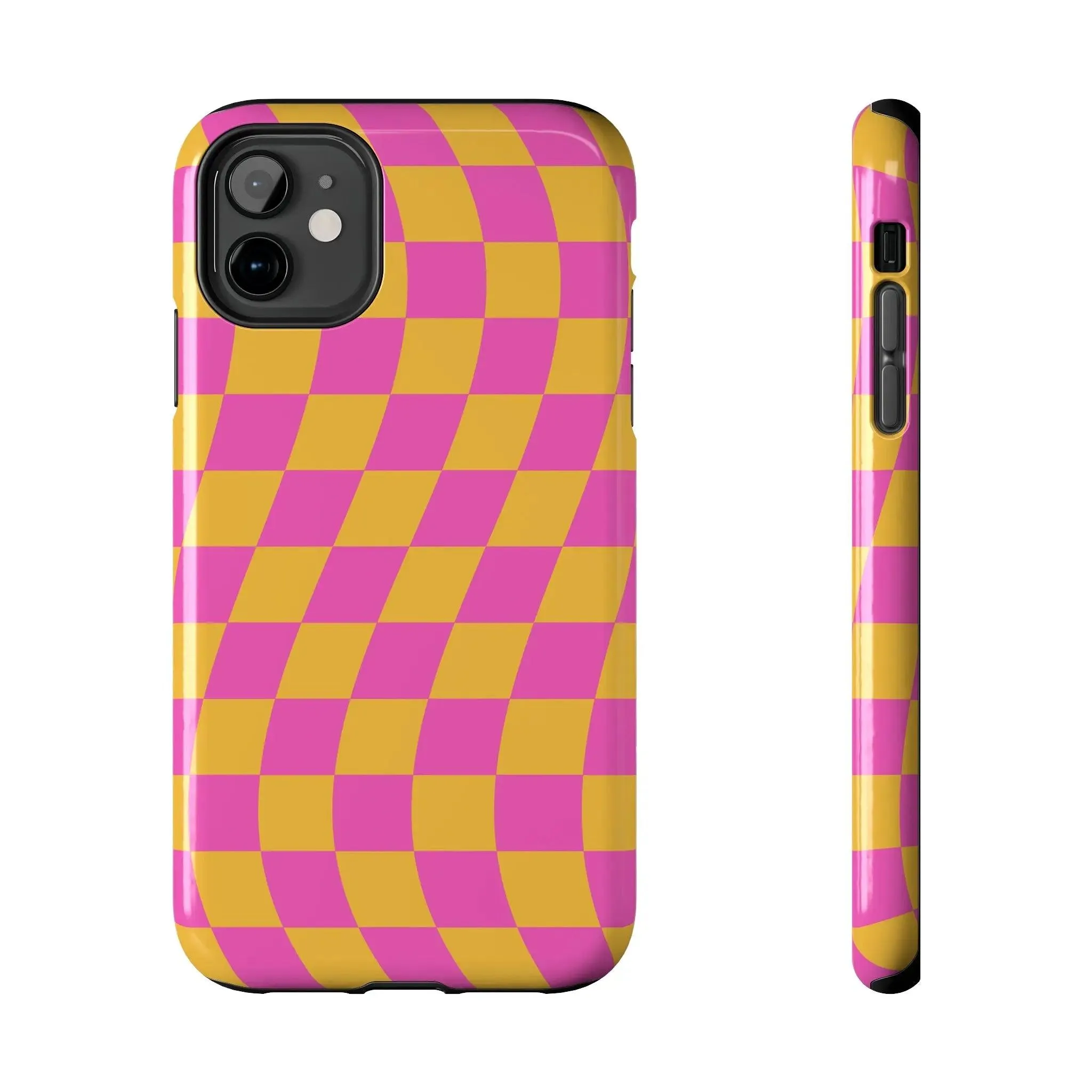 Summer Vibe Check | Pink Checkered Case