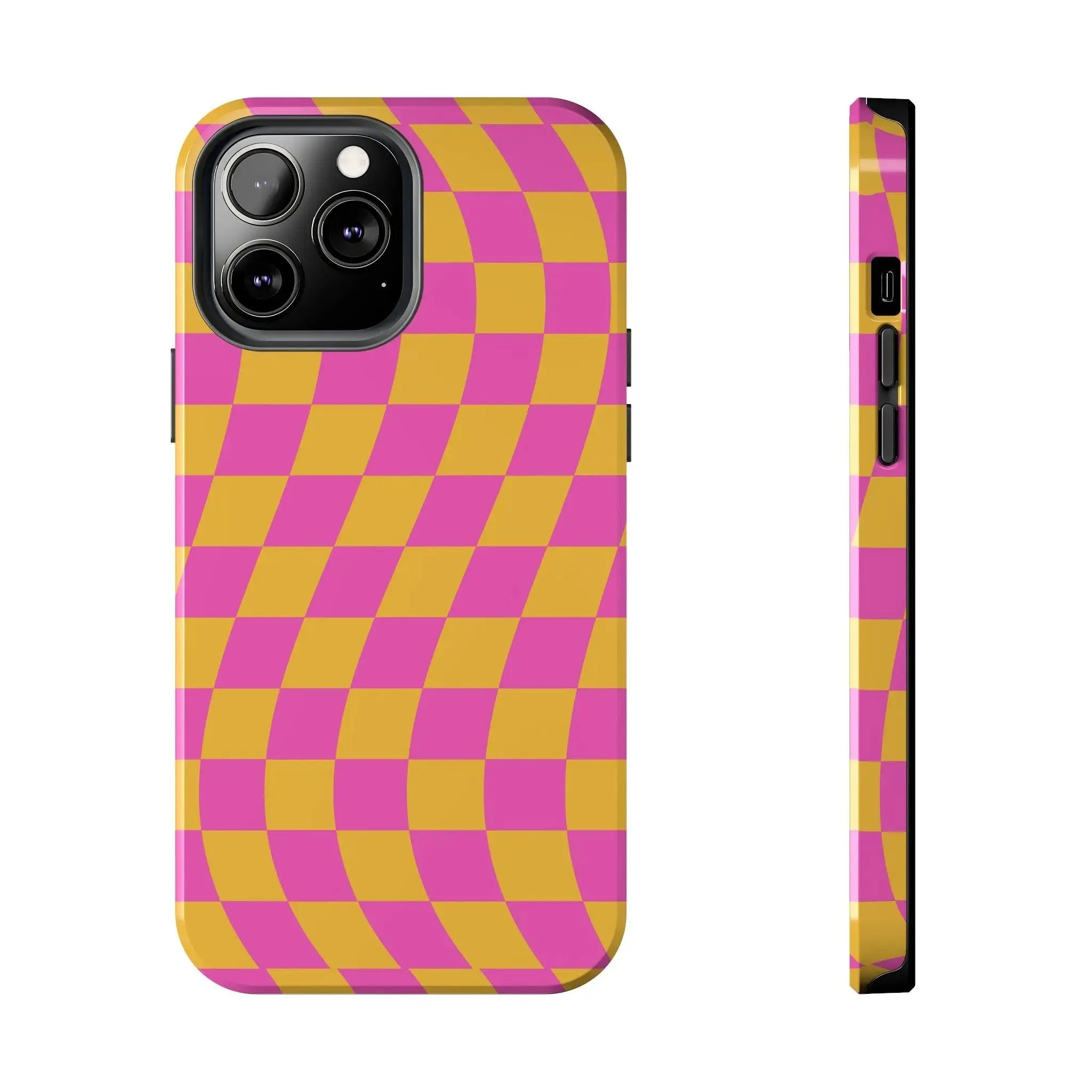 Summer Vibe Check | Pink Checkered Case