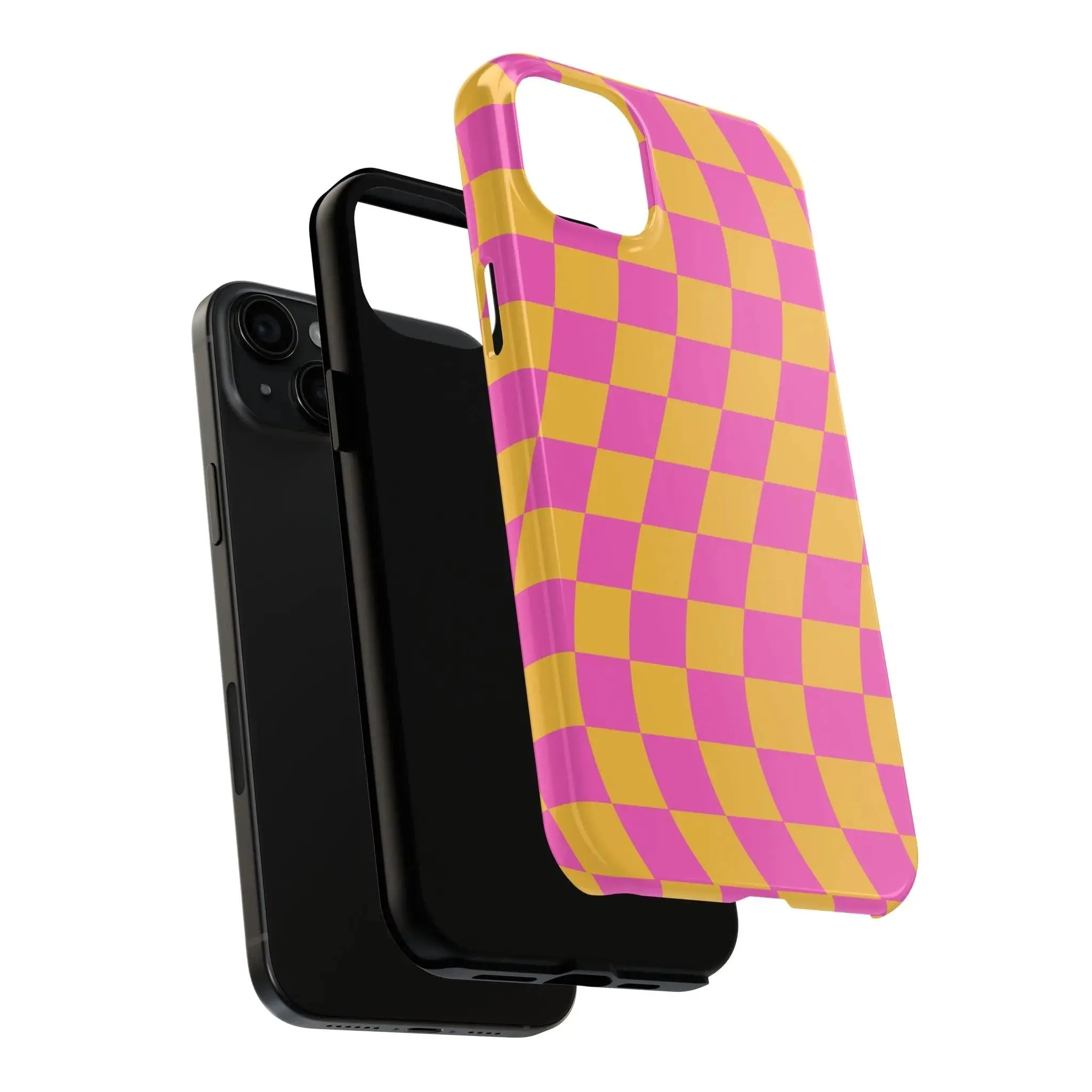 Summer Vibe Check | Pink Checkered Case