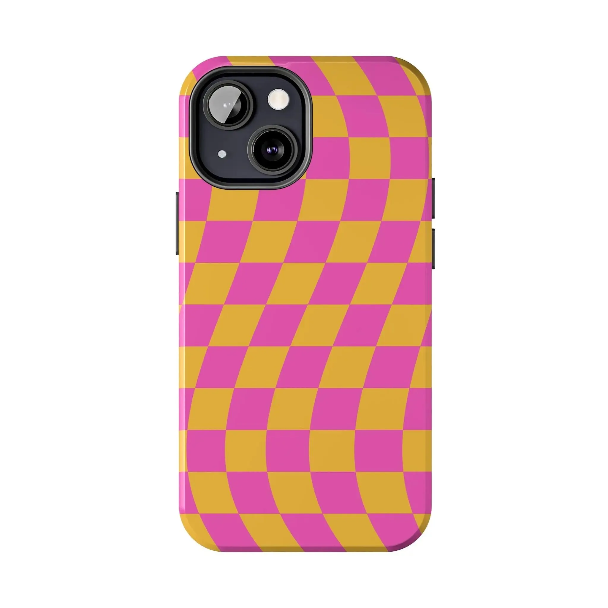 Summer Vibe Check | Pink Checkered Case