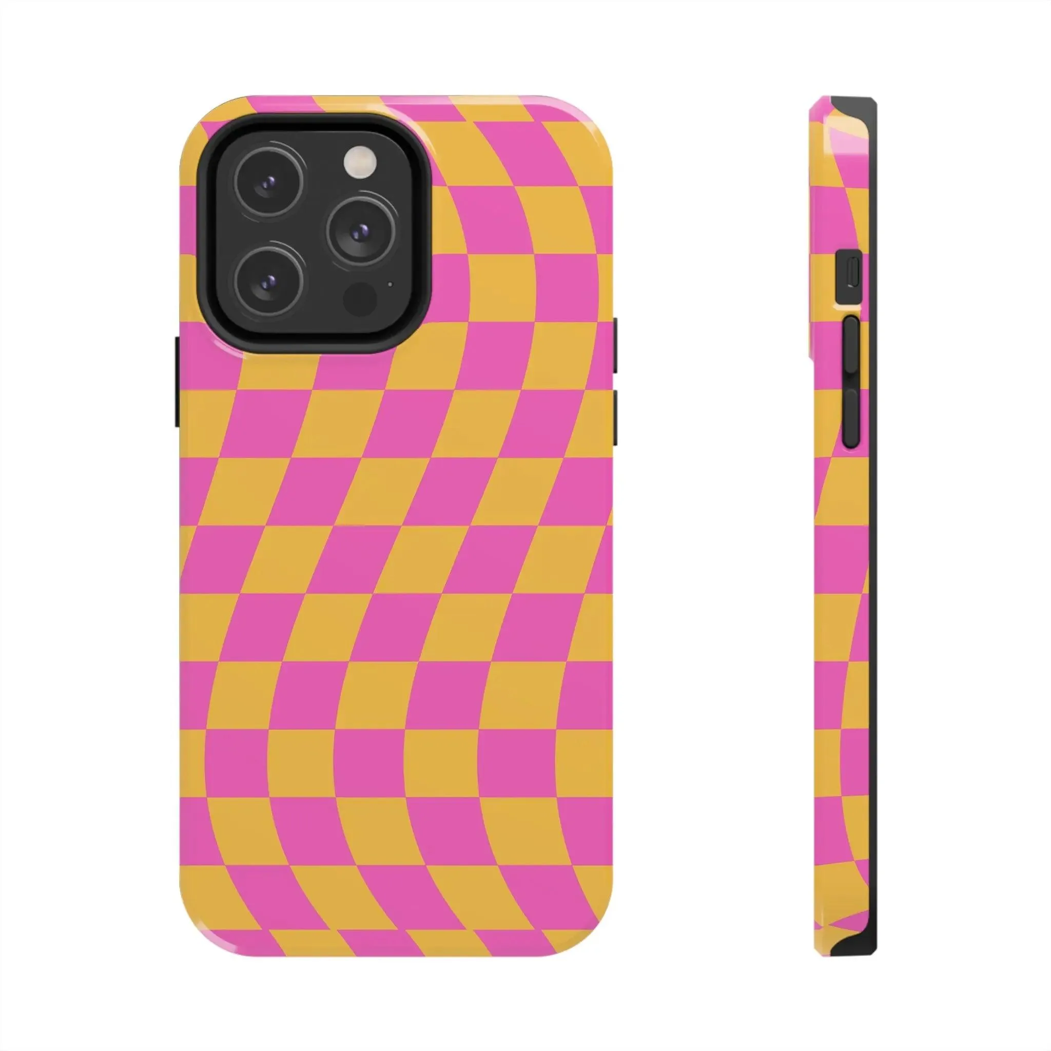 Summer Vibe Check | Pink Checkered Case