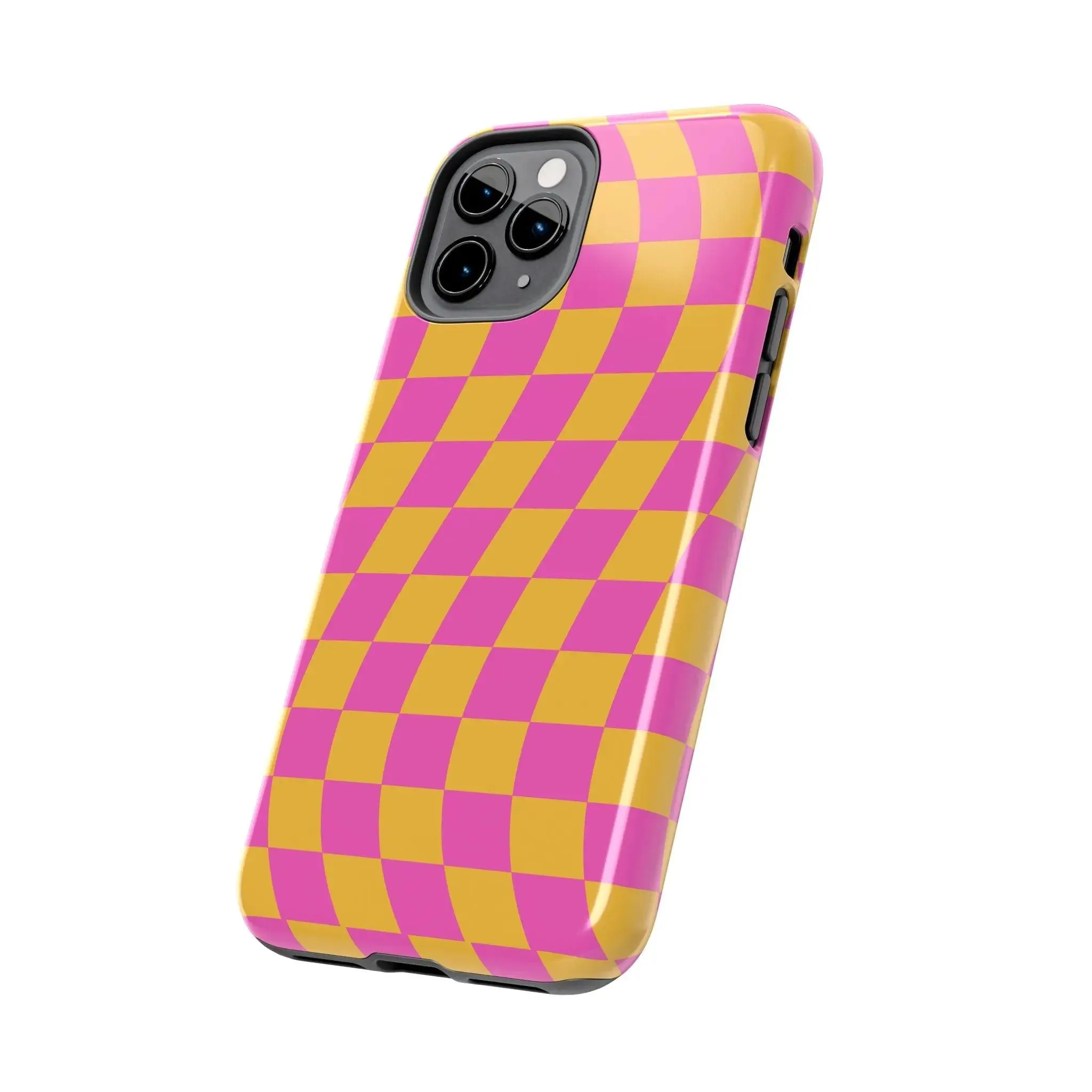 Summer Vibe Check | Pink Checkered Case