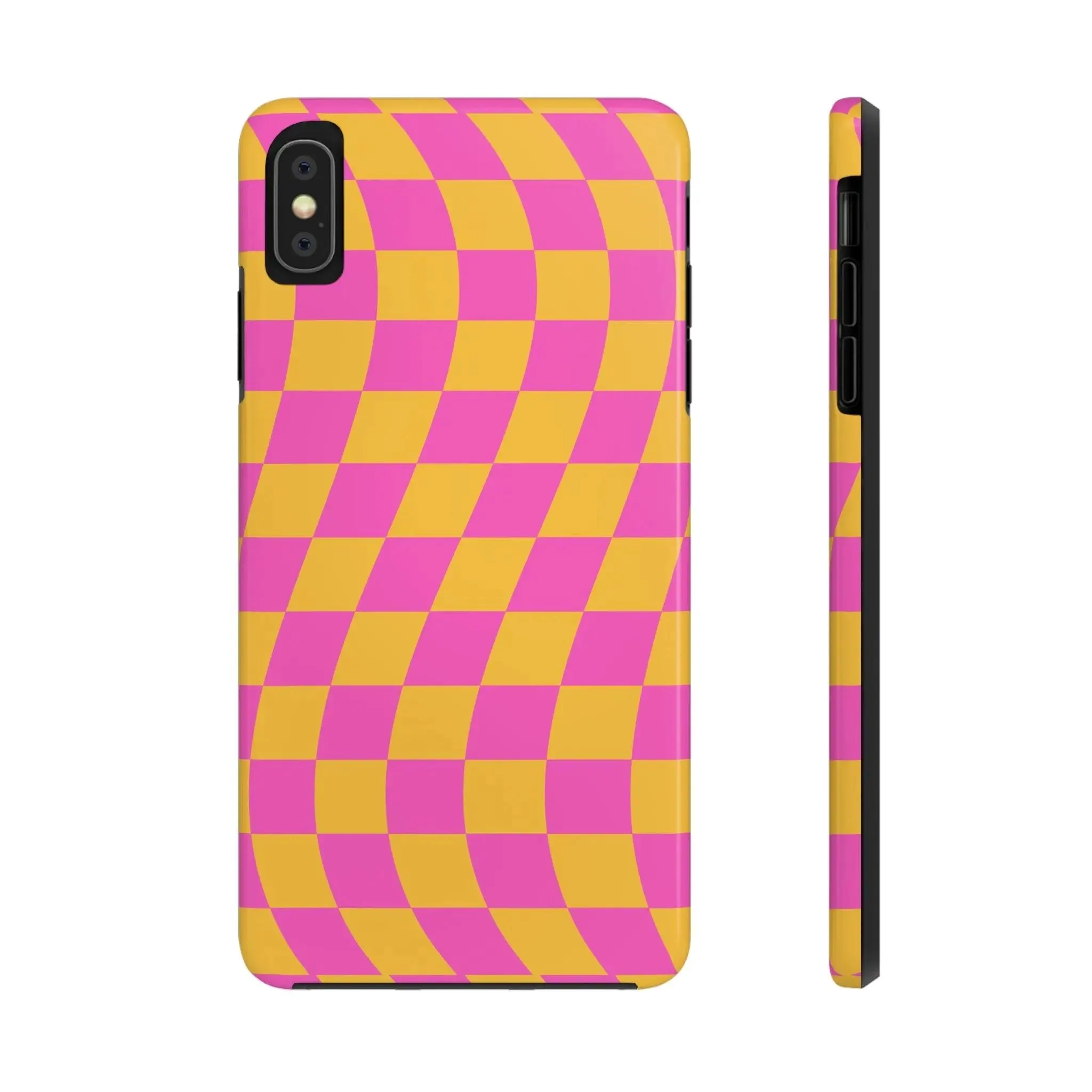 Summer Vibe Check | Pink Checkered Case