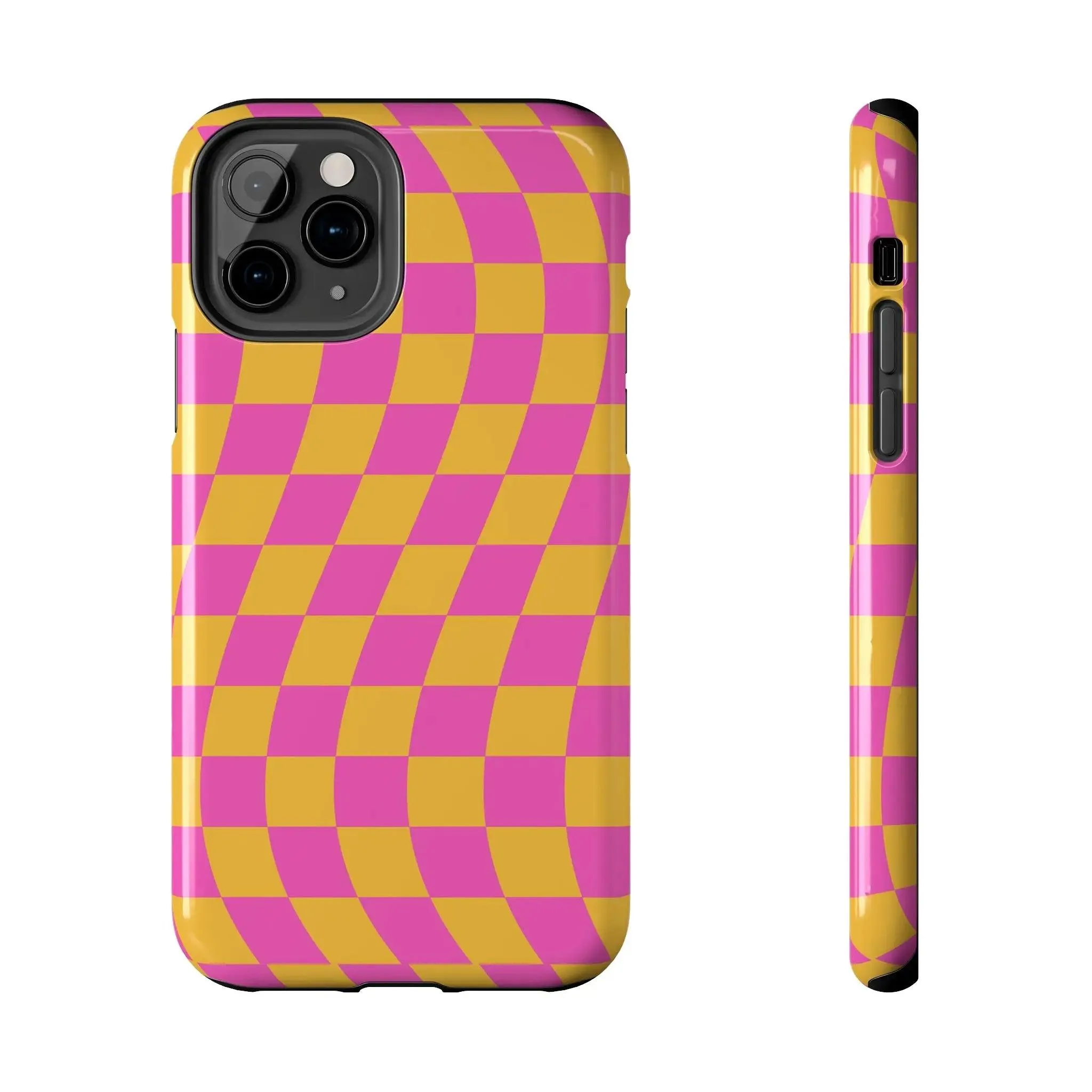 Summer Vibe Check | Pink Checkered Case