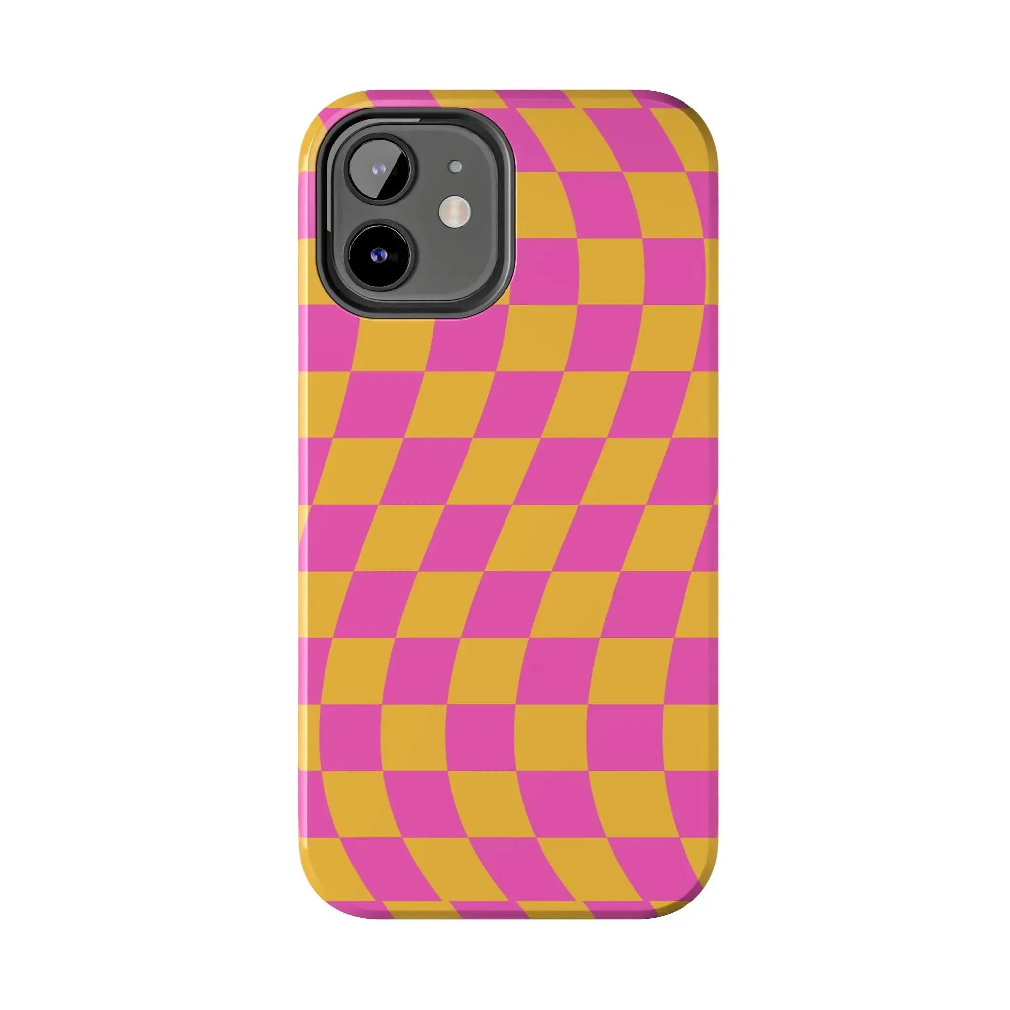 Summer Vibe Check | Pink Checkered Case