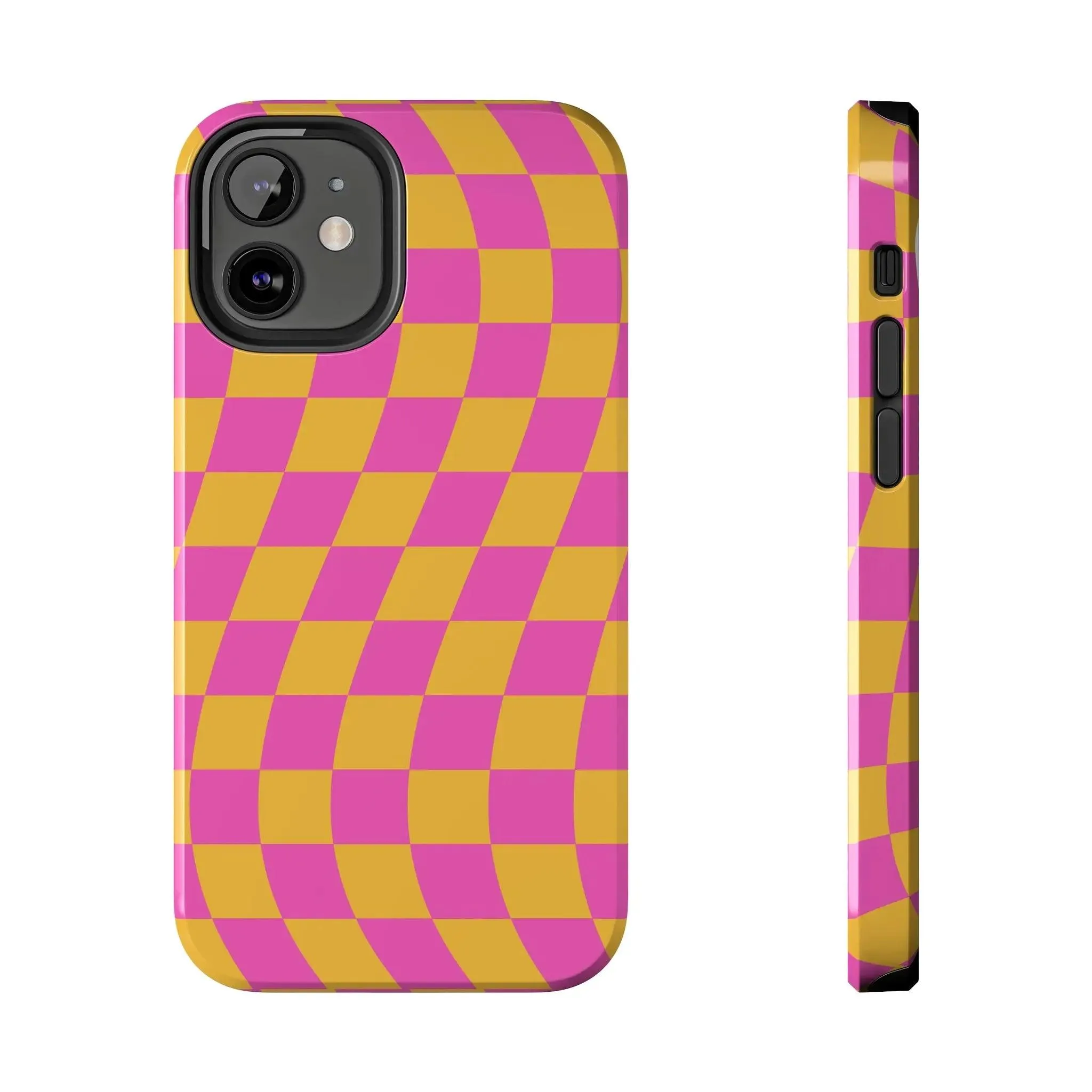 Summer Vibe Check | Pink Checkered Case