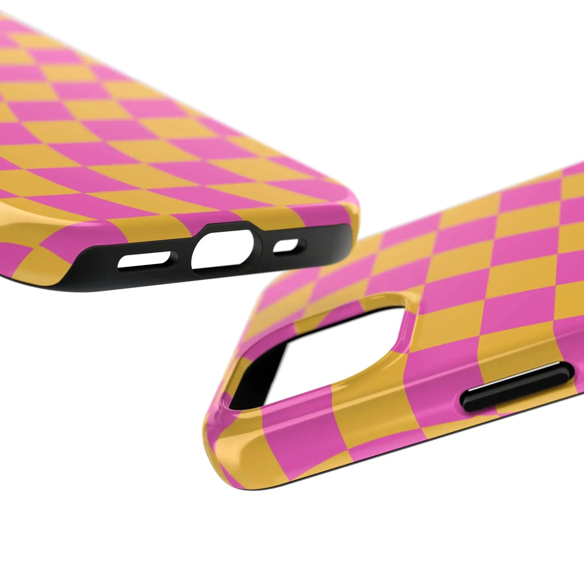 Summer Vibe Check | Pink Checkered Case