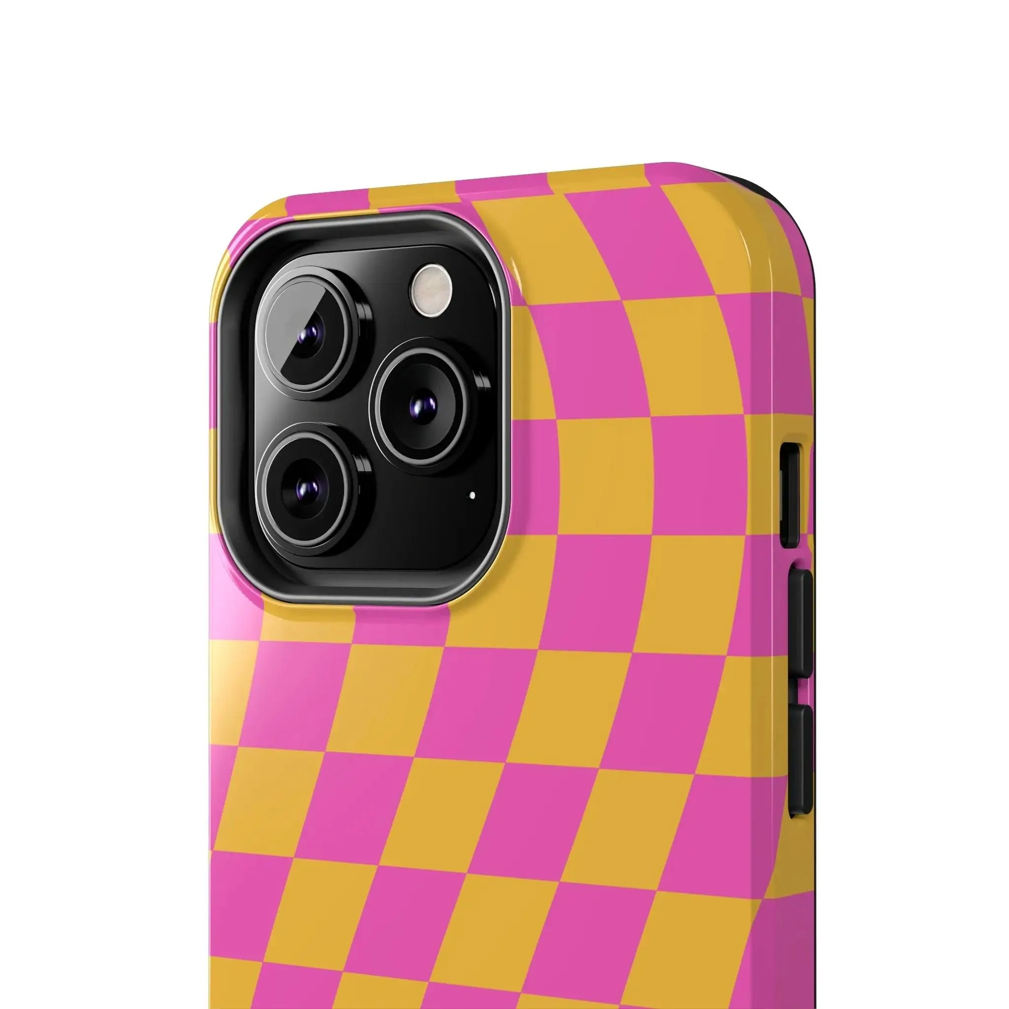 Summer Vibe Check | Pink Checkered Case