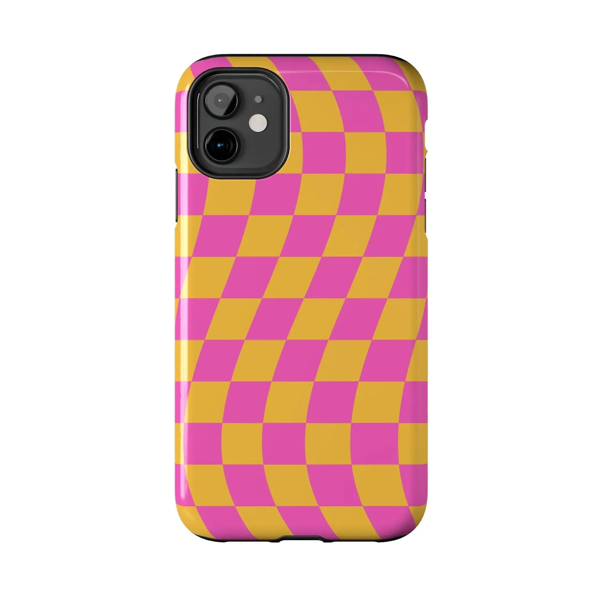 Summer Vibe Check | Pink Checkered Case