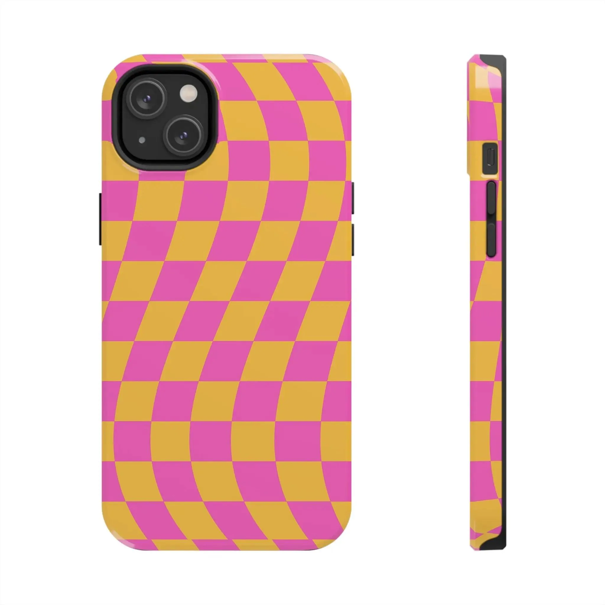 Summer Vibe Check | Pink Checkered Case