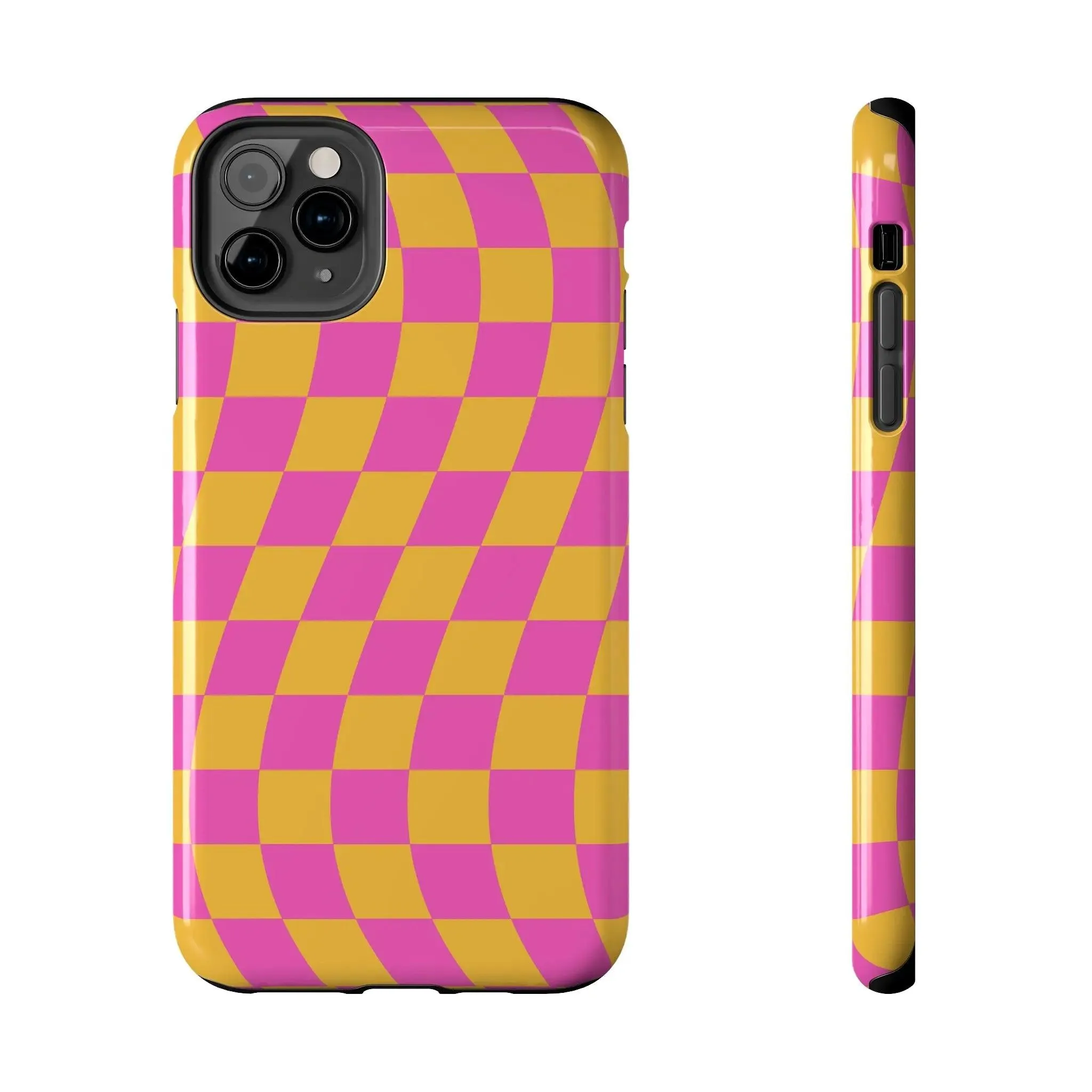 Summer Vibe Check | Pink Checkered Case