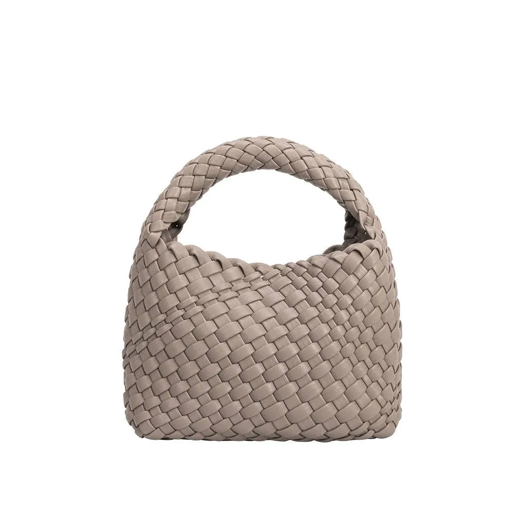 Sylvie Recycled Vegan Handle bag in Taupe