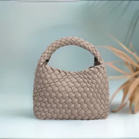 Sylvie Recycled Vegan Handle bag in Taupe